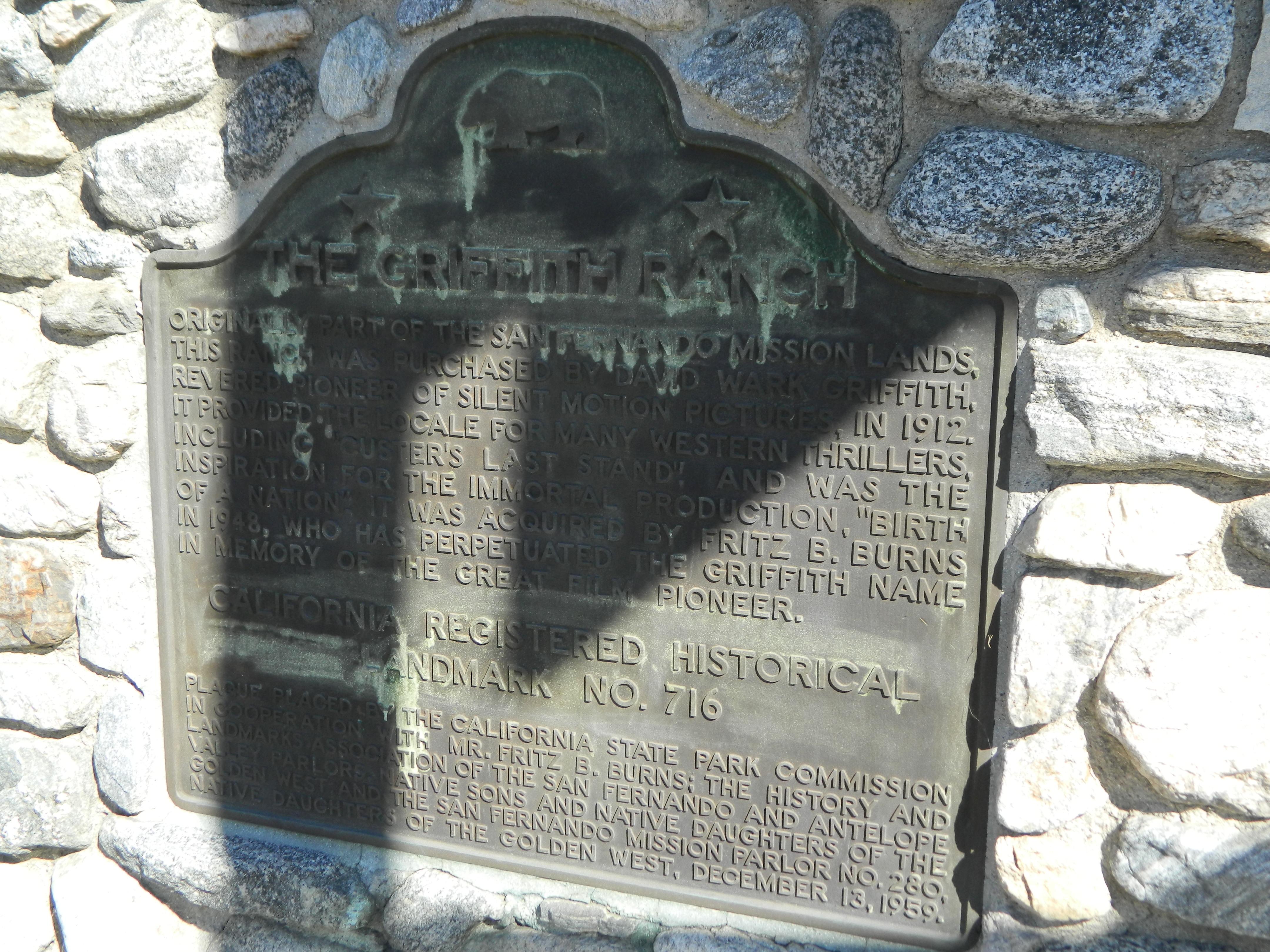 Griffith Ranch Historical Monument